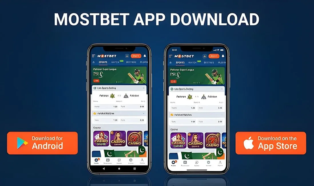 Mostbet app available for Android and iOS in Pakistan